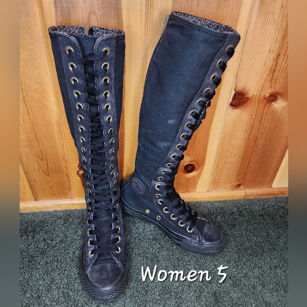 RARE Vintage Converse All Star Knee High Women 5